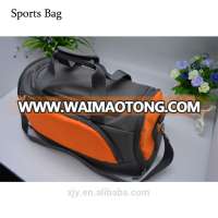 Portable Nylon Duffel Gym Sports Bag with shoe compartment